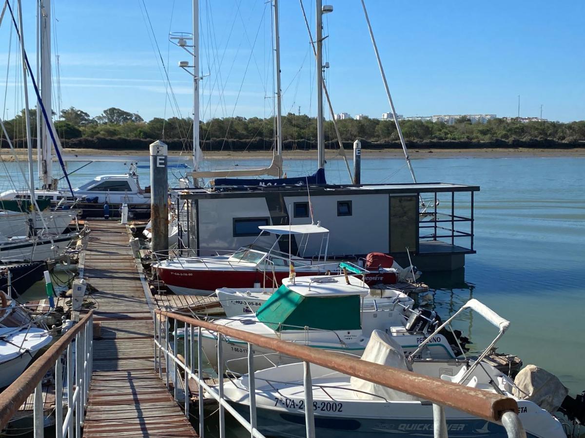 Houseboat Cadiz El Puerto - Casa Flotante Hotel เอลปูแอร์โต เด ซานตามาริอา ภายนอก รูปภาพ